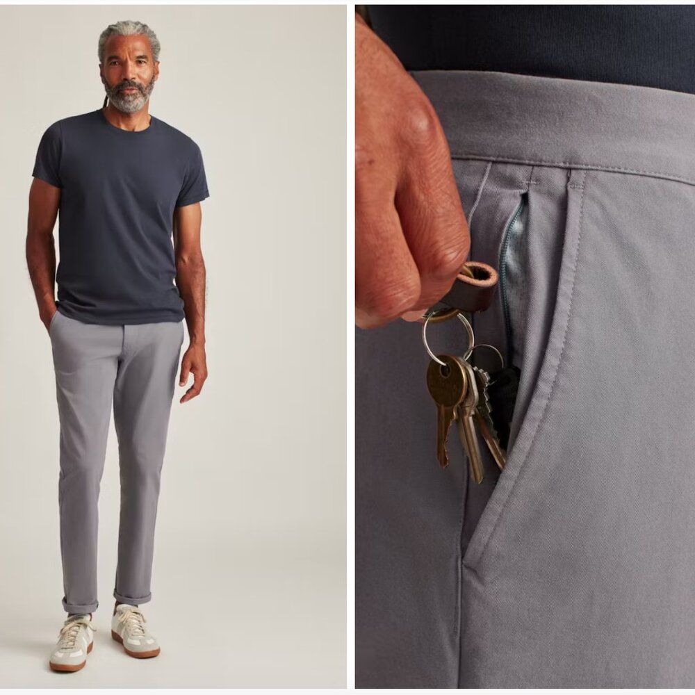 Bonobos, 38 x 34, Stretch fit chino, Graphite